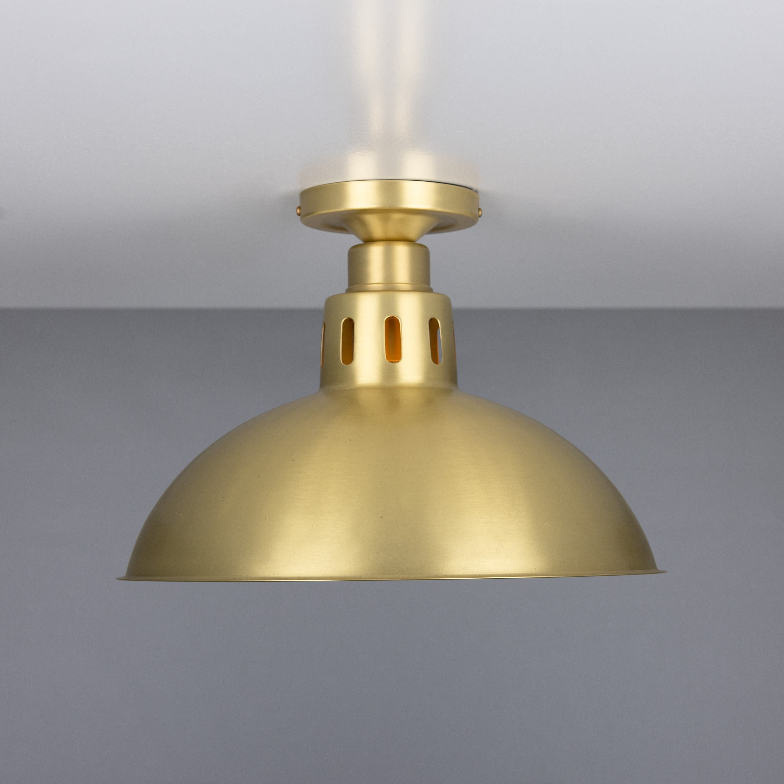 Paris Industrial Brass Ceiling Fitting