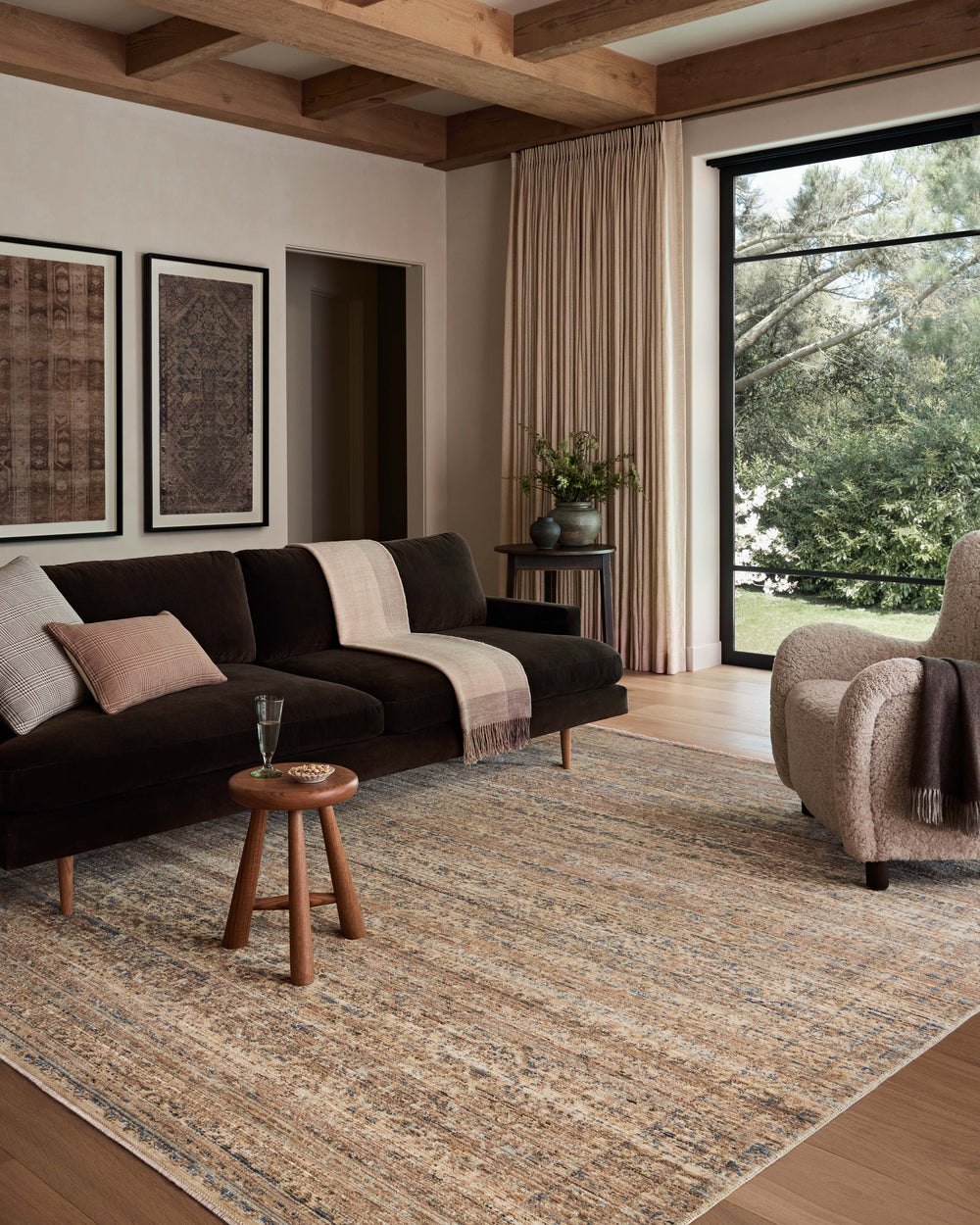 Molly Natural / Denim Rug (MOL-01)