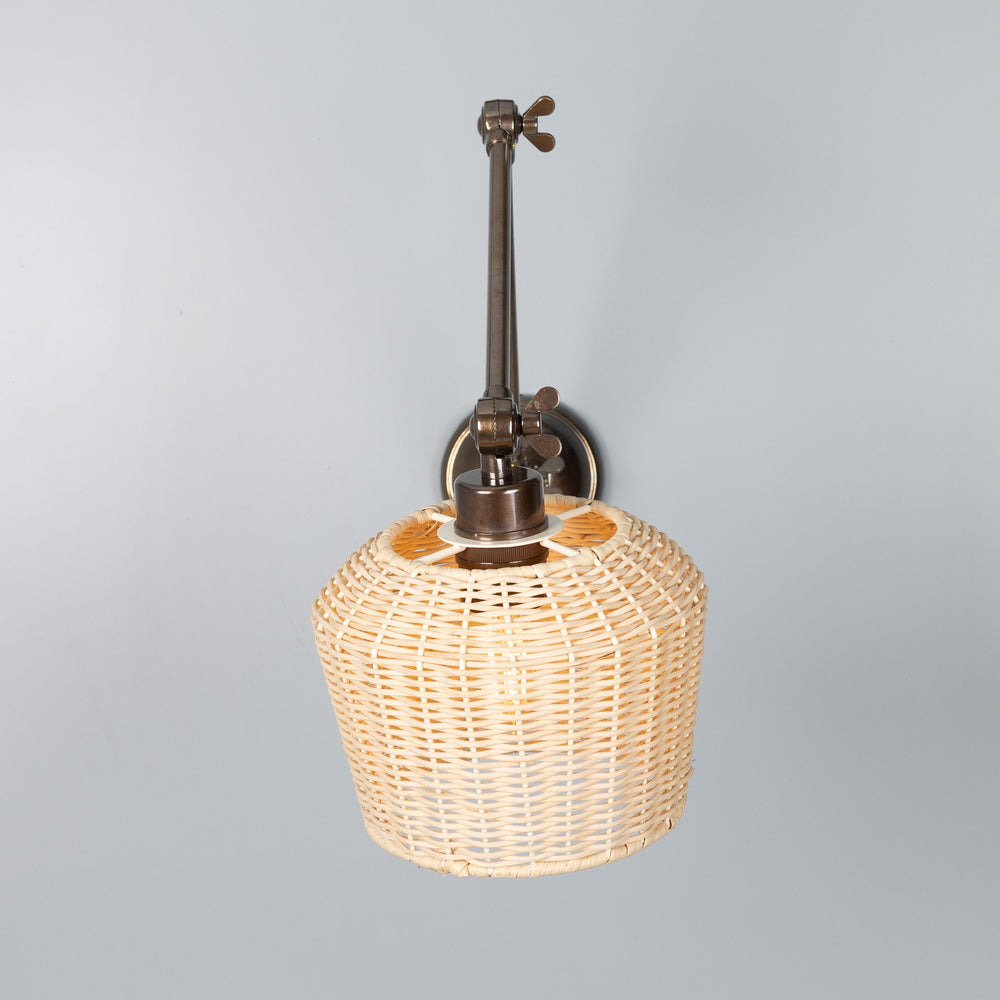 Manila Rattan Small Wall Light