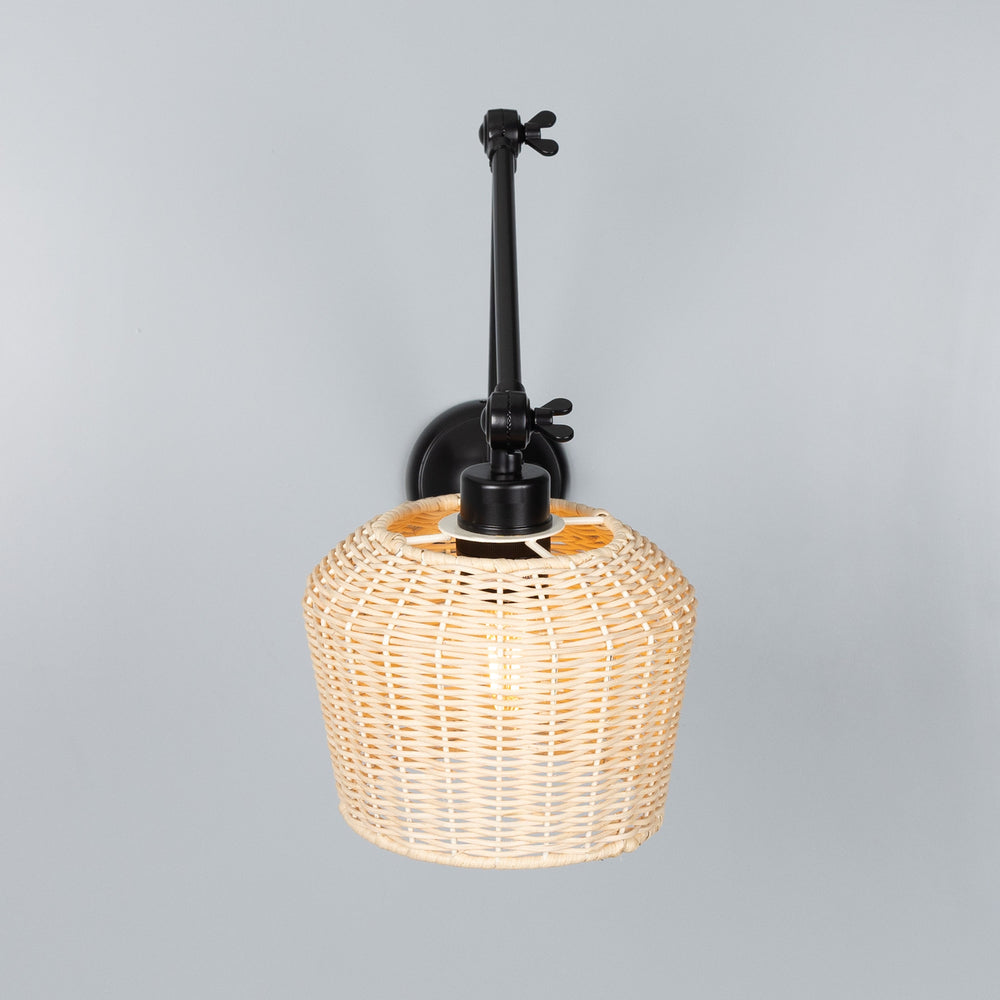 Manila Rattan Small Wall Light