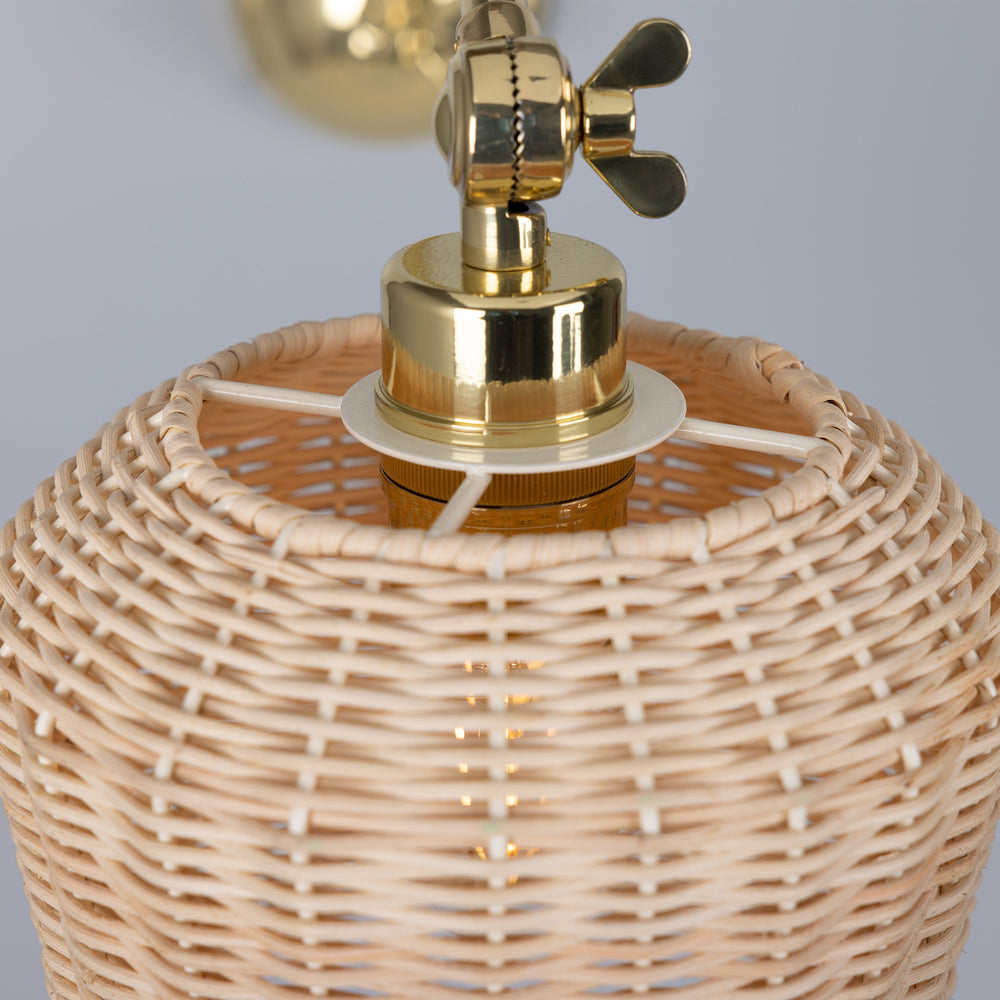 Manila Rattan Small Wall Light