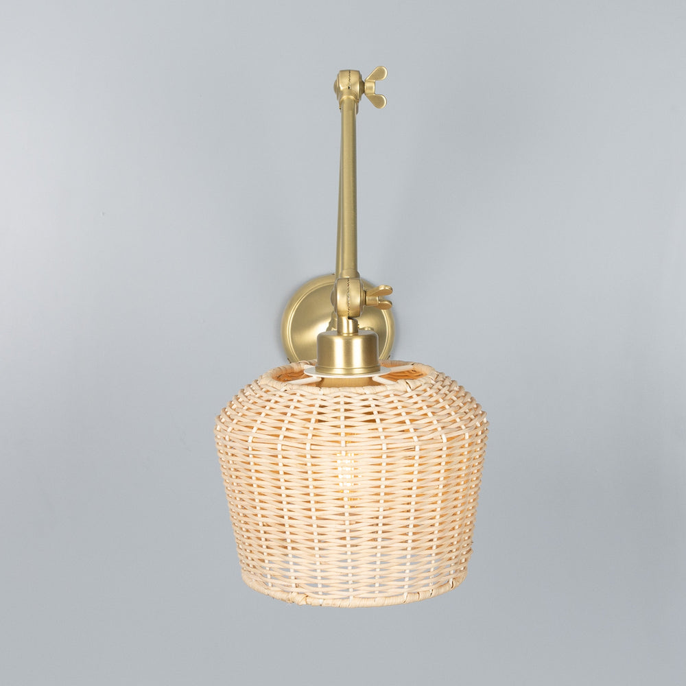 Manila Rattan Small Wall Light