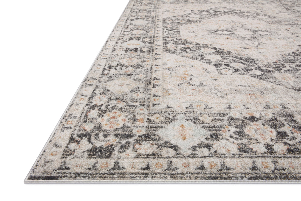 Lun-01 Loloi Monroe Charcoal / Multi tapis