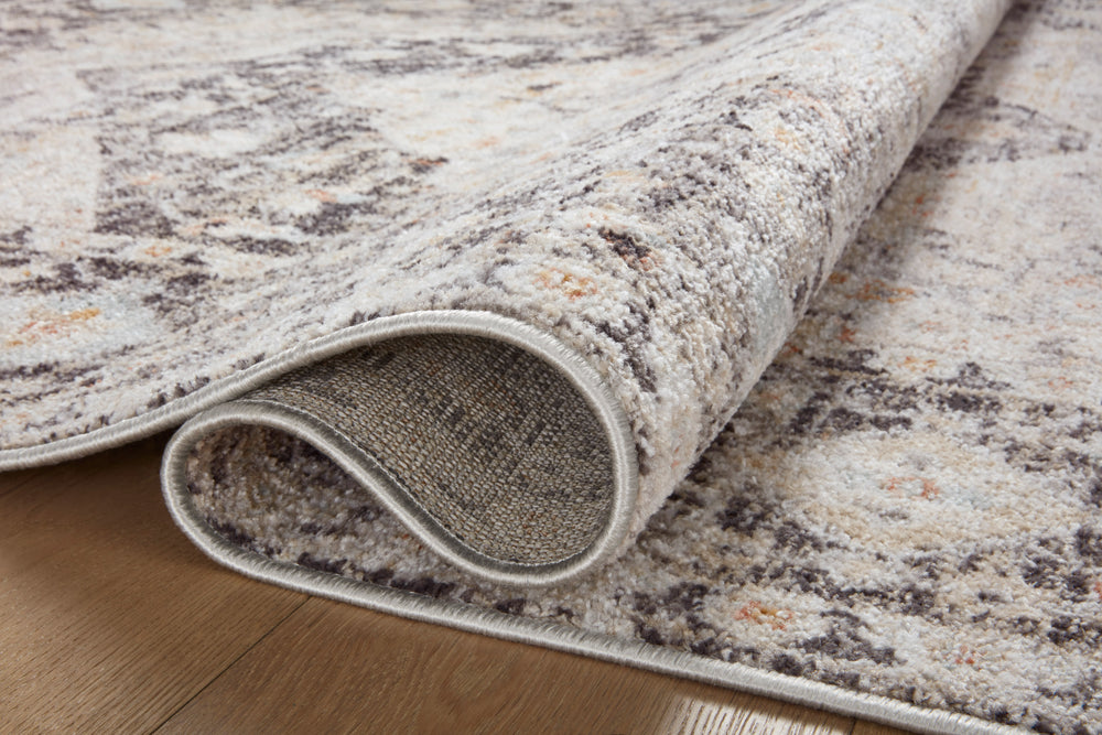 Lun-01 Loloi Monroe Charcoal / Multi tapis