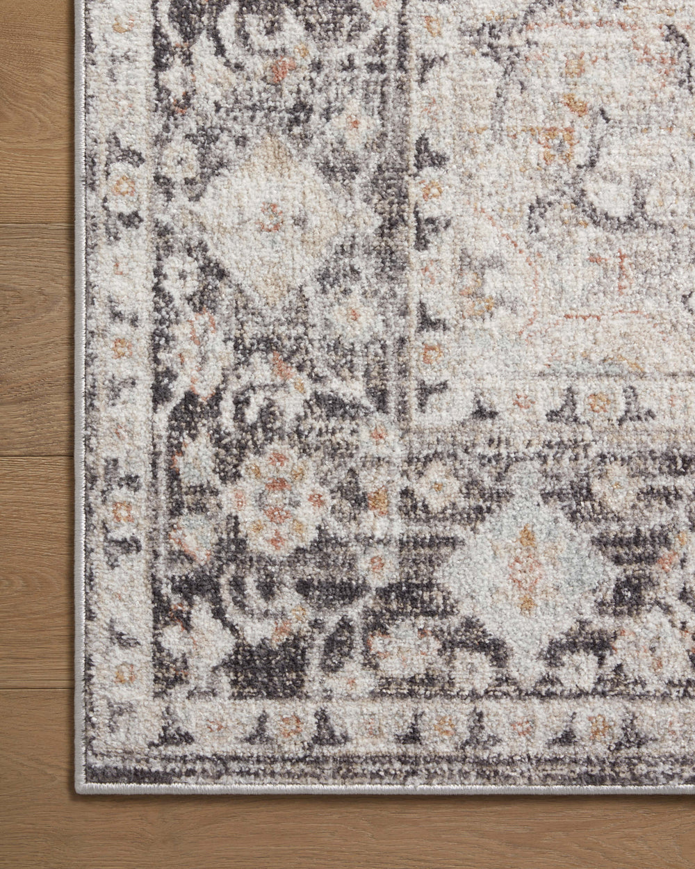 Lun-01 Loloi Monroe Charcoal / Multi tapis