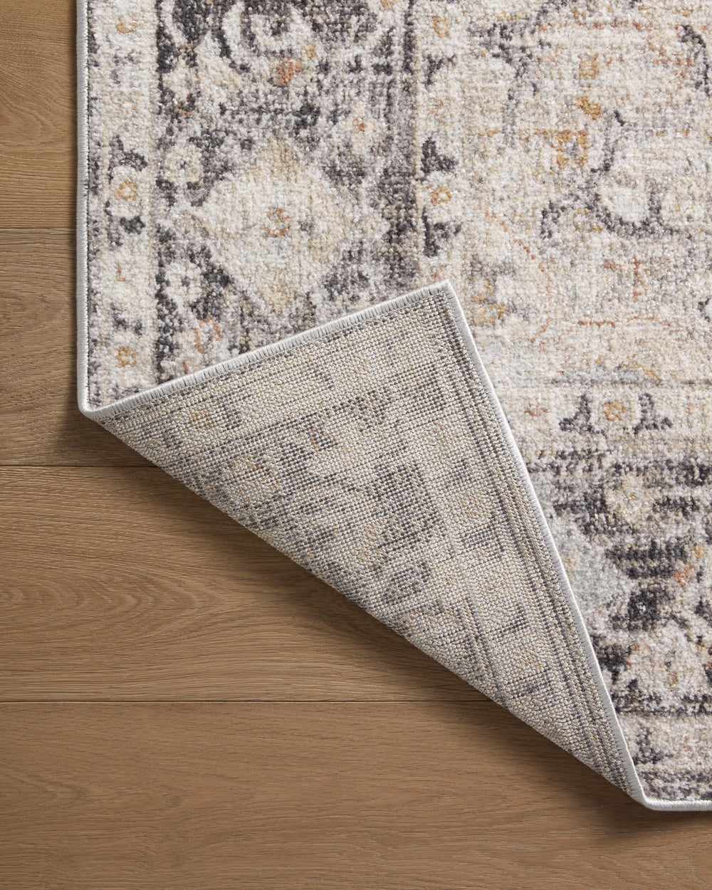 Lun-01 Loloi Monroe Charcoal / Multi tapis