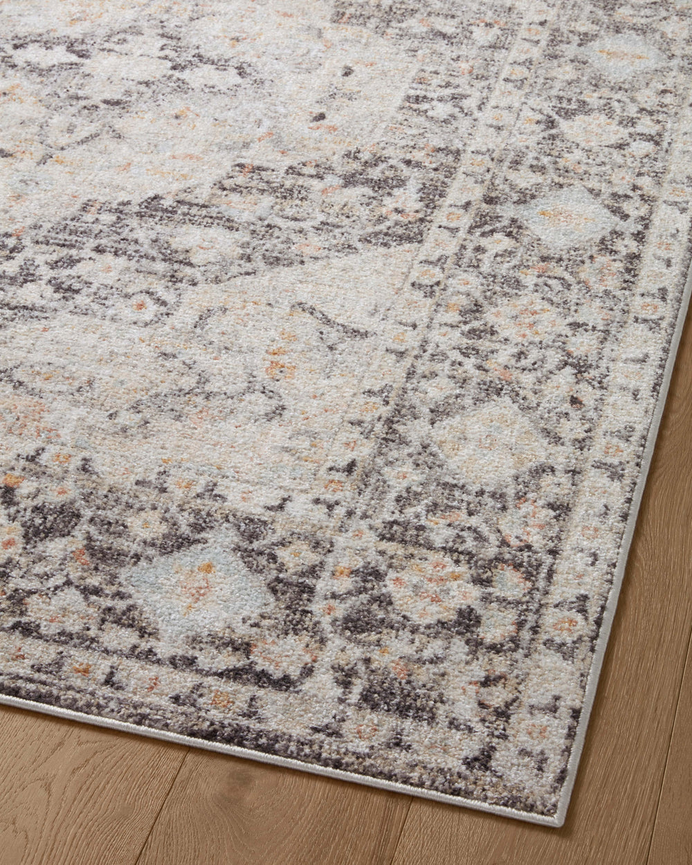 Lun-01 Loloi Monroe Charcoal / Multi tapis