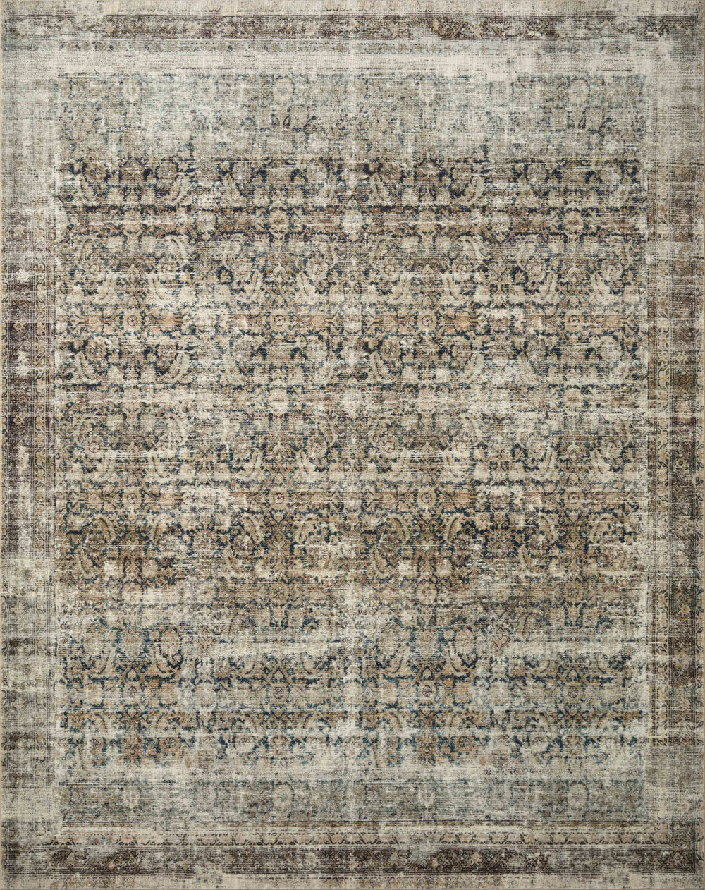 Morgan Navy / Sand Rug (MOG-02)