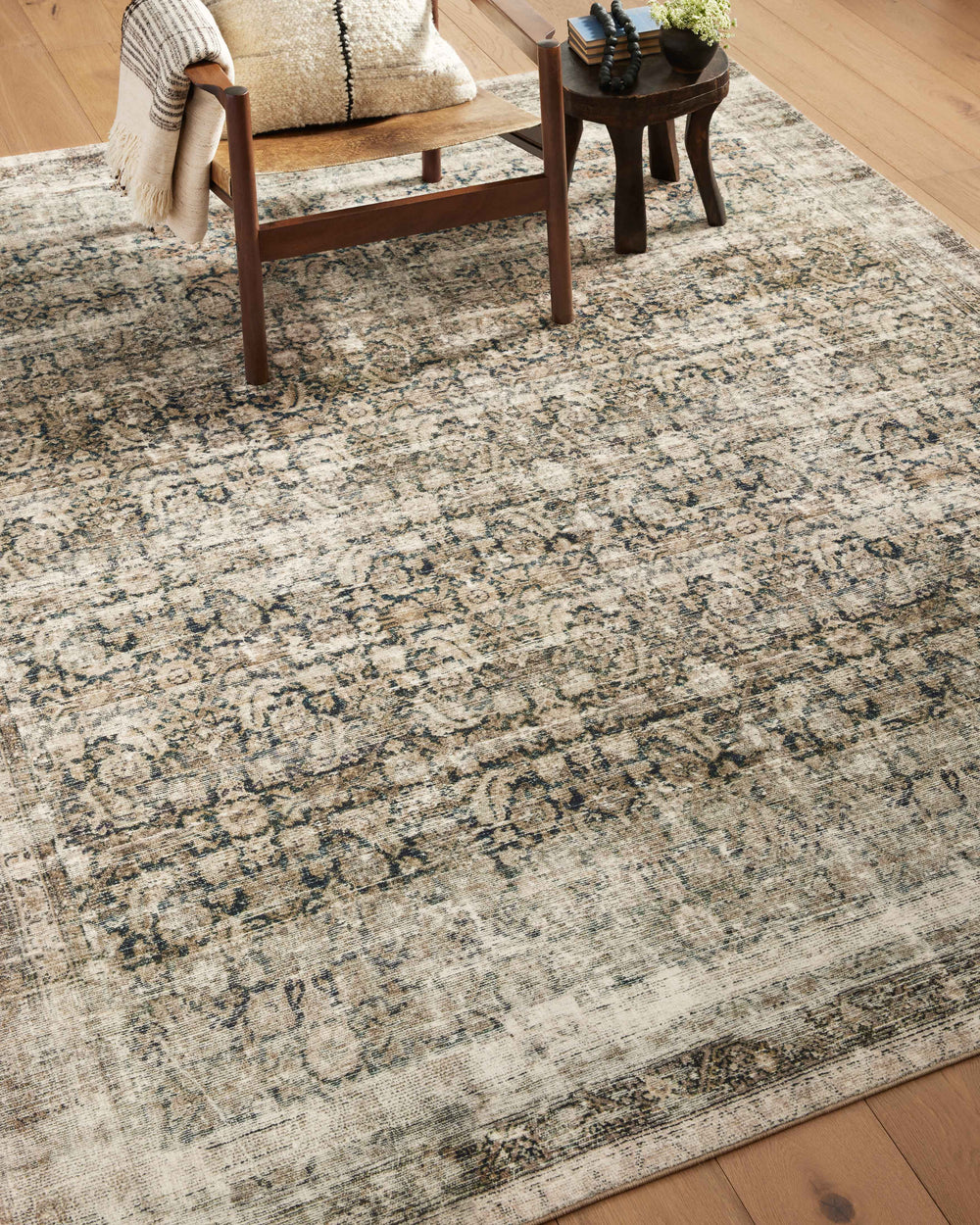 Morgan Navy / Sand Rug (MOG-02)