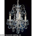 Schonbek - Four Light Chandelier - New Orleans - Polished Silver- Union Lighting Luminaires Decor