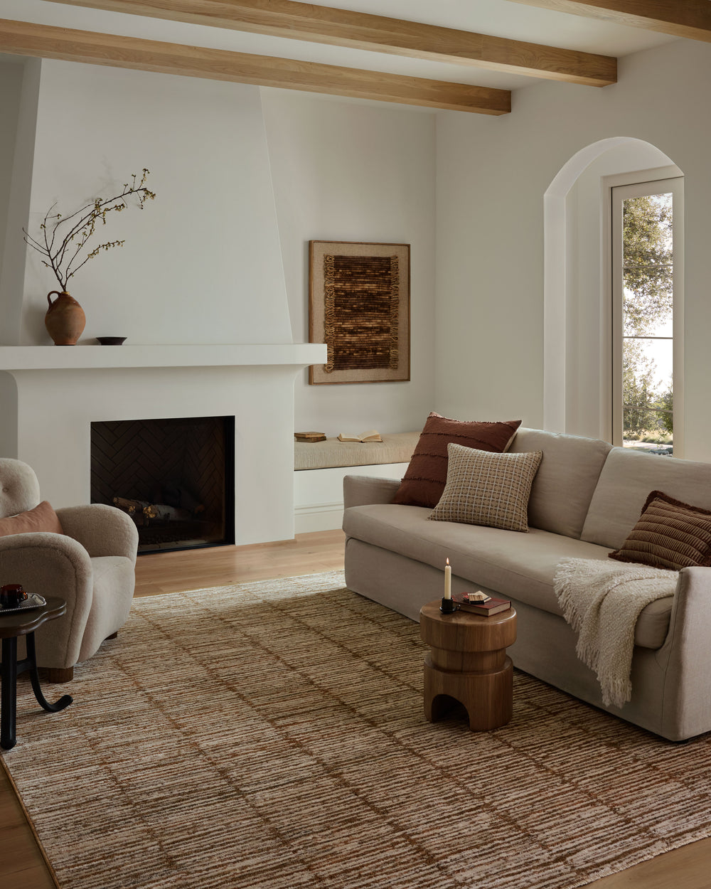 Nellie Terracotta / Ivory Rug (NEL-01)