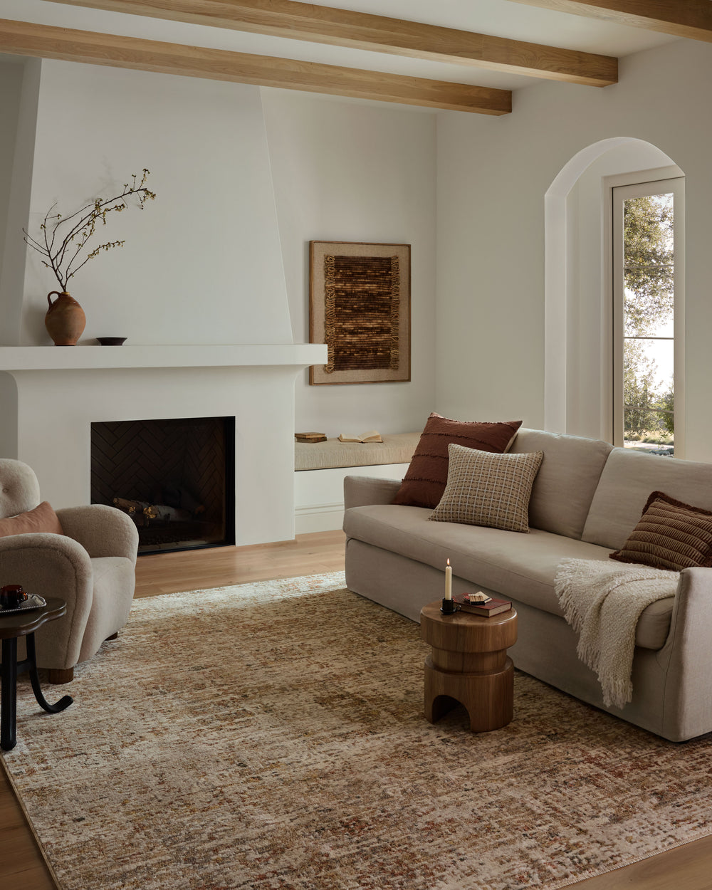 NEL-02 Nellie Natural / Sunset Rug