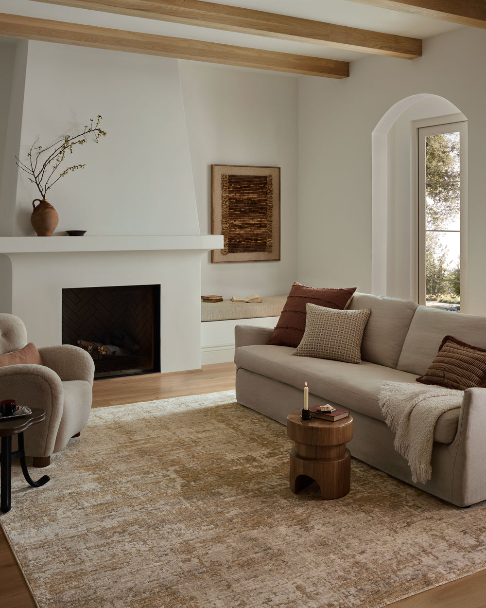 Nellie Stone / Taupe Rug (NEL-03)