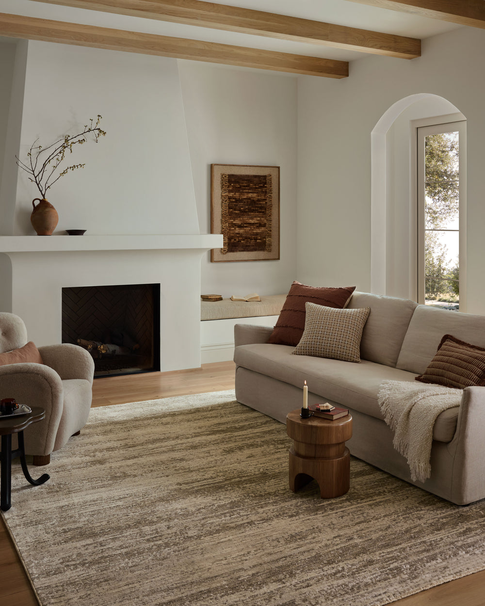 Nellie Ivory / Pebble Rug (NEL-04)
