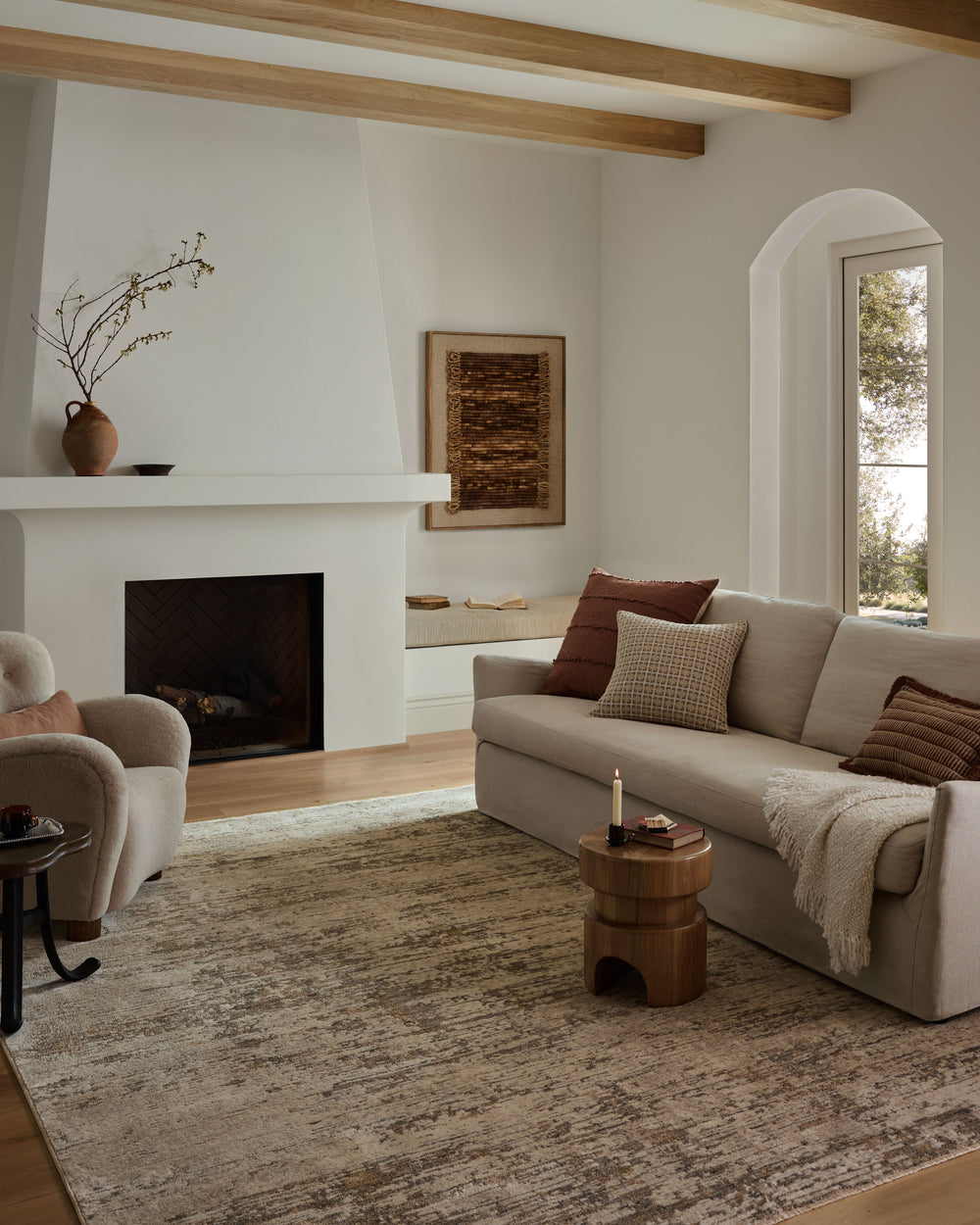 NEL-05 Nellie Dove / Tapis naturel