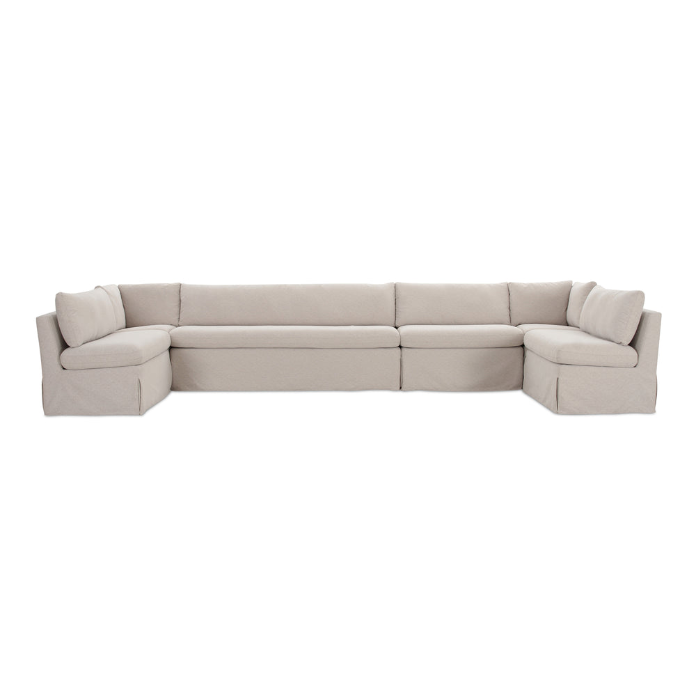 Fable Slipcover Dining Banquette U-Shape 168In