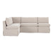 Fable Slipcover Dining Banquette L-Shape 96In