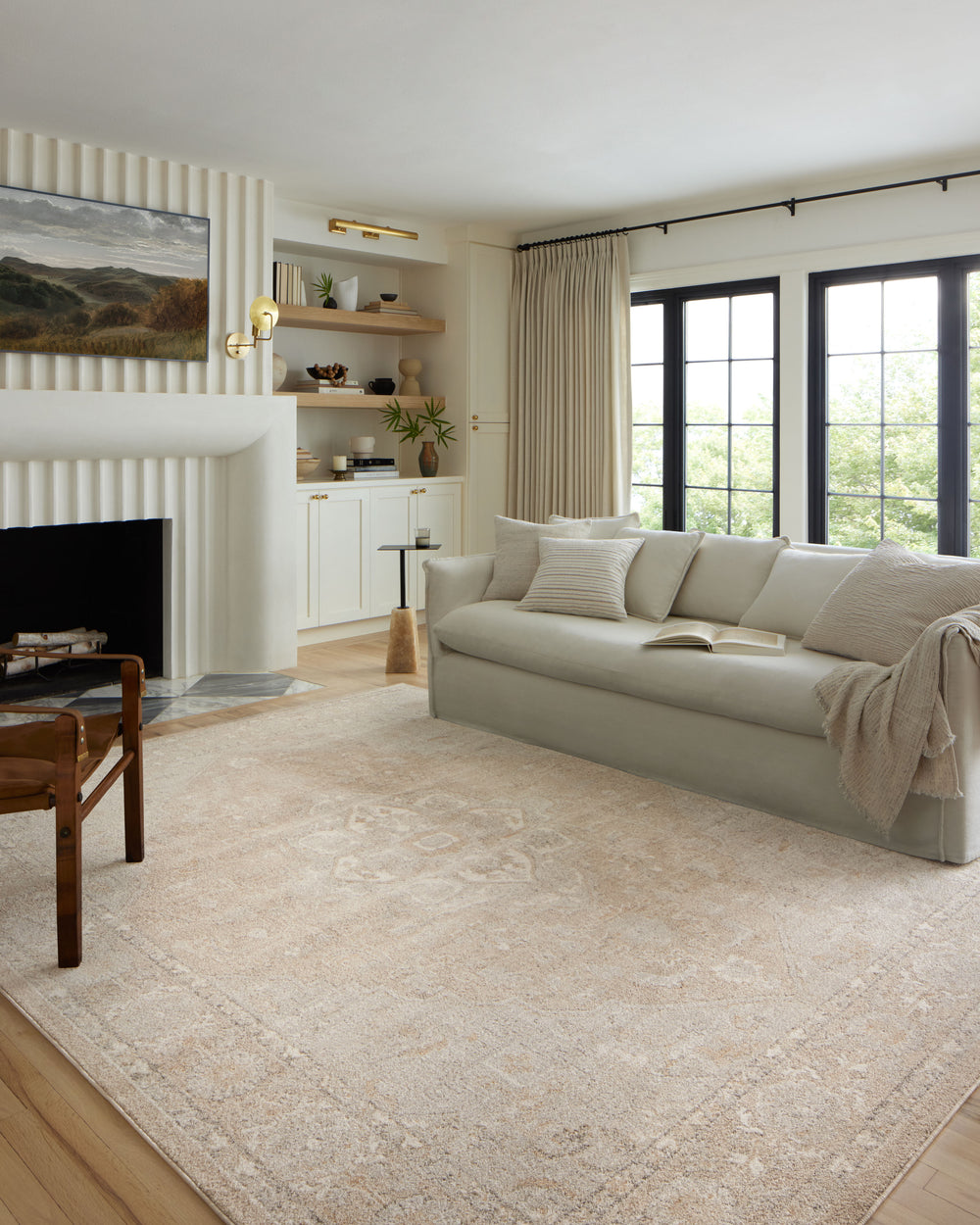 Odette Beige / Silver Rug (ODT-05)