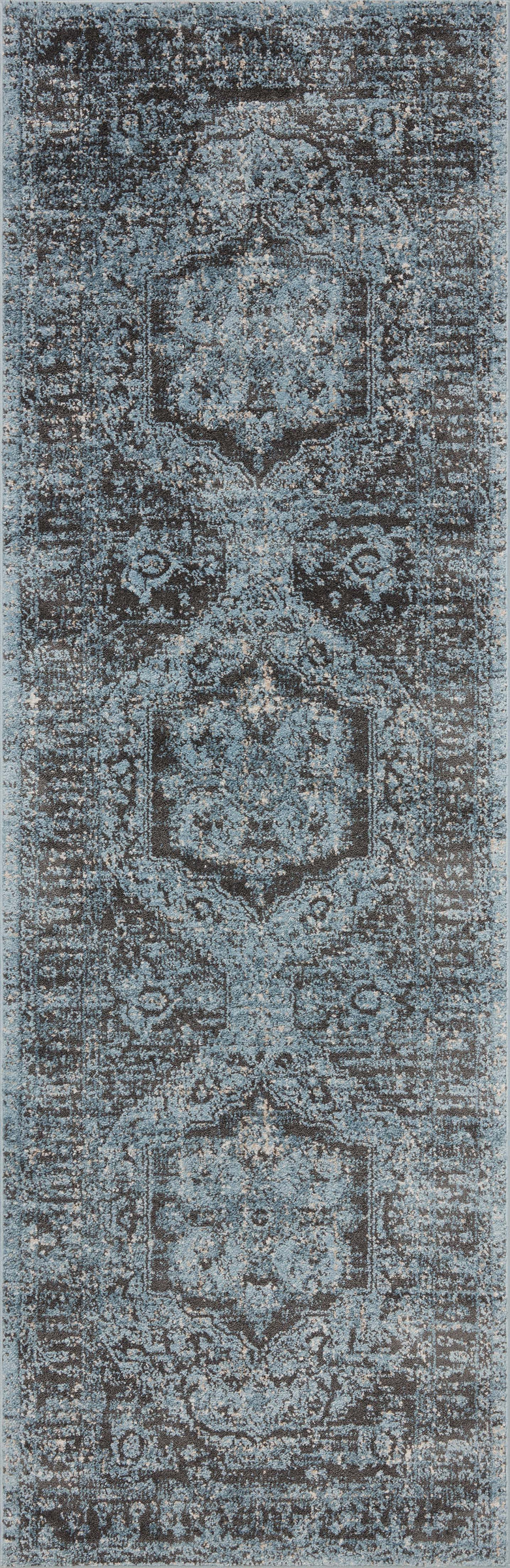 Odette Sky / Charcoal Rug (ODT-08)