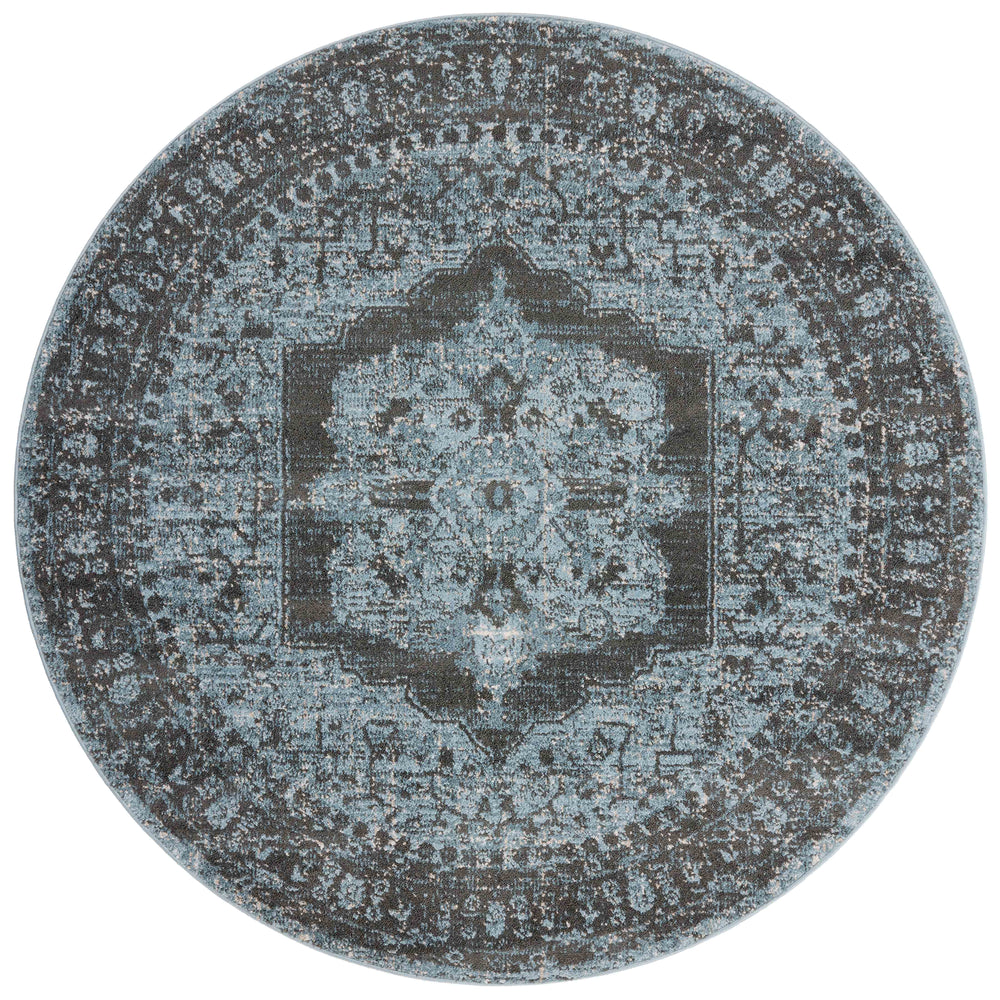 Odette Sky / Charcoal Rug (ODT-08)