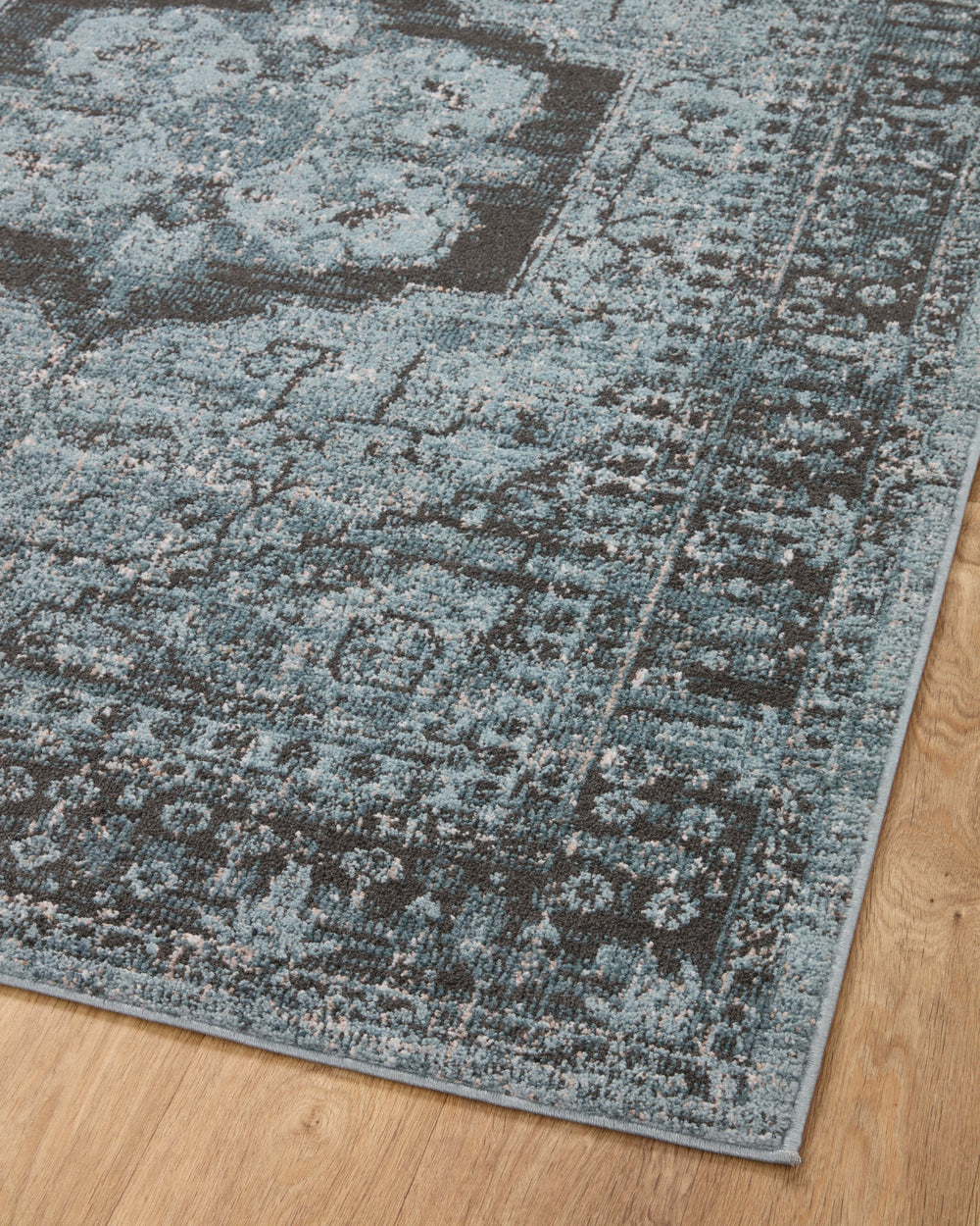 Odette Sky / Charcoal Rug (ODT-08)