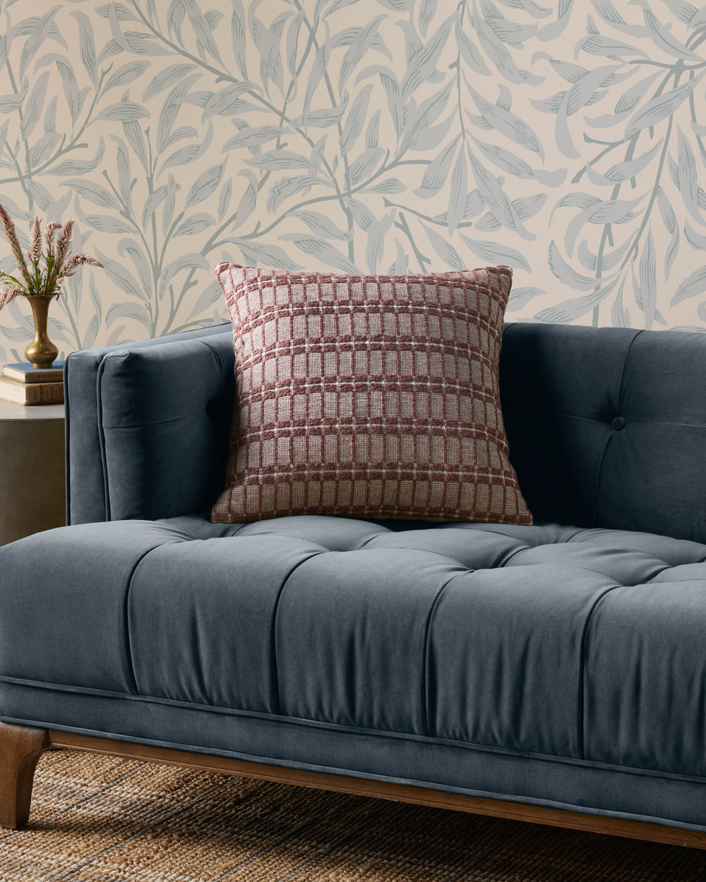 Poe Burgundy Pillow (PCJ0019)
