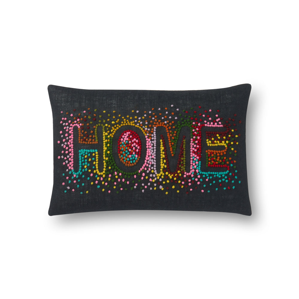 Black / Multi Pillow (P0560)