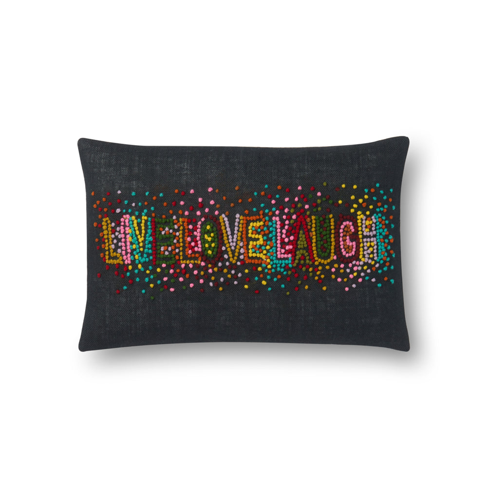 Black / Multi Pillow (P0561)