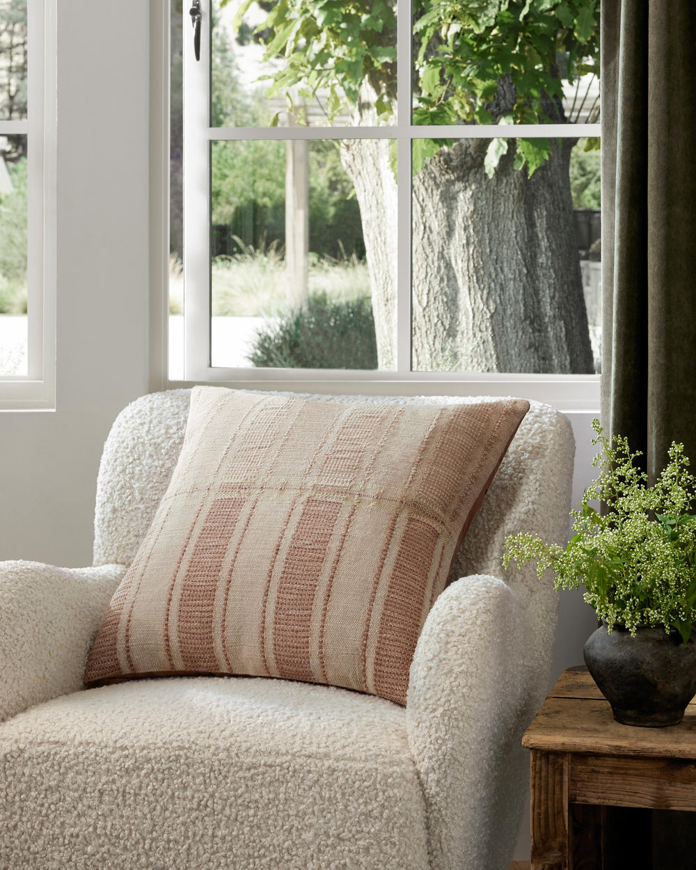 Natural / Rust Pillow (PAL0002)