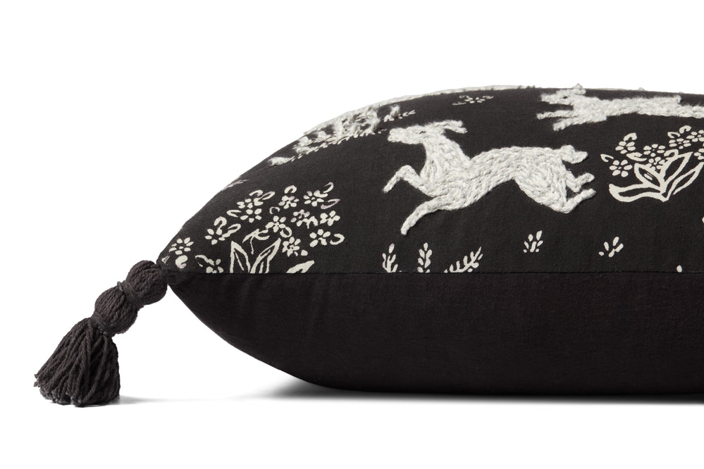 Black / Ivory Pillow (PLL0027)