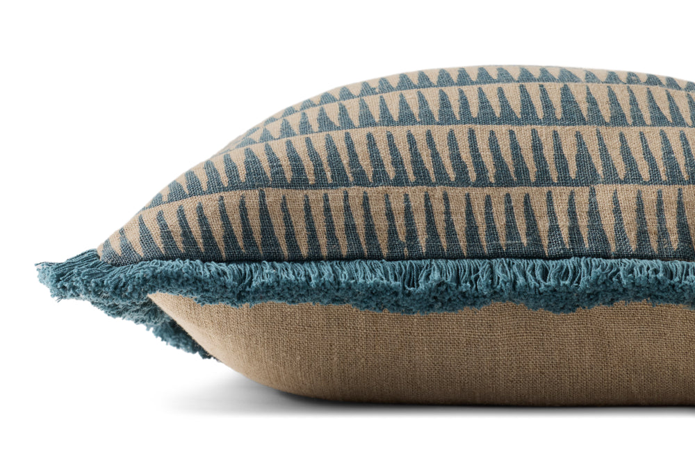 PLL0202 Oreiller naturel / bleu