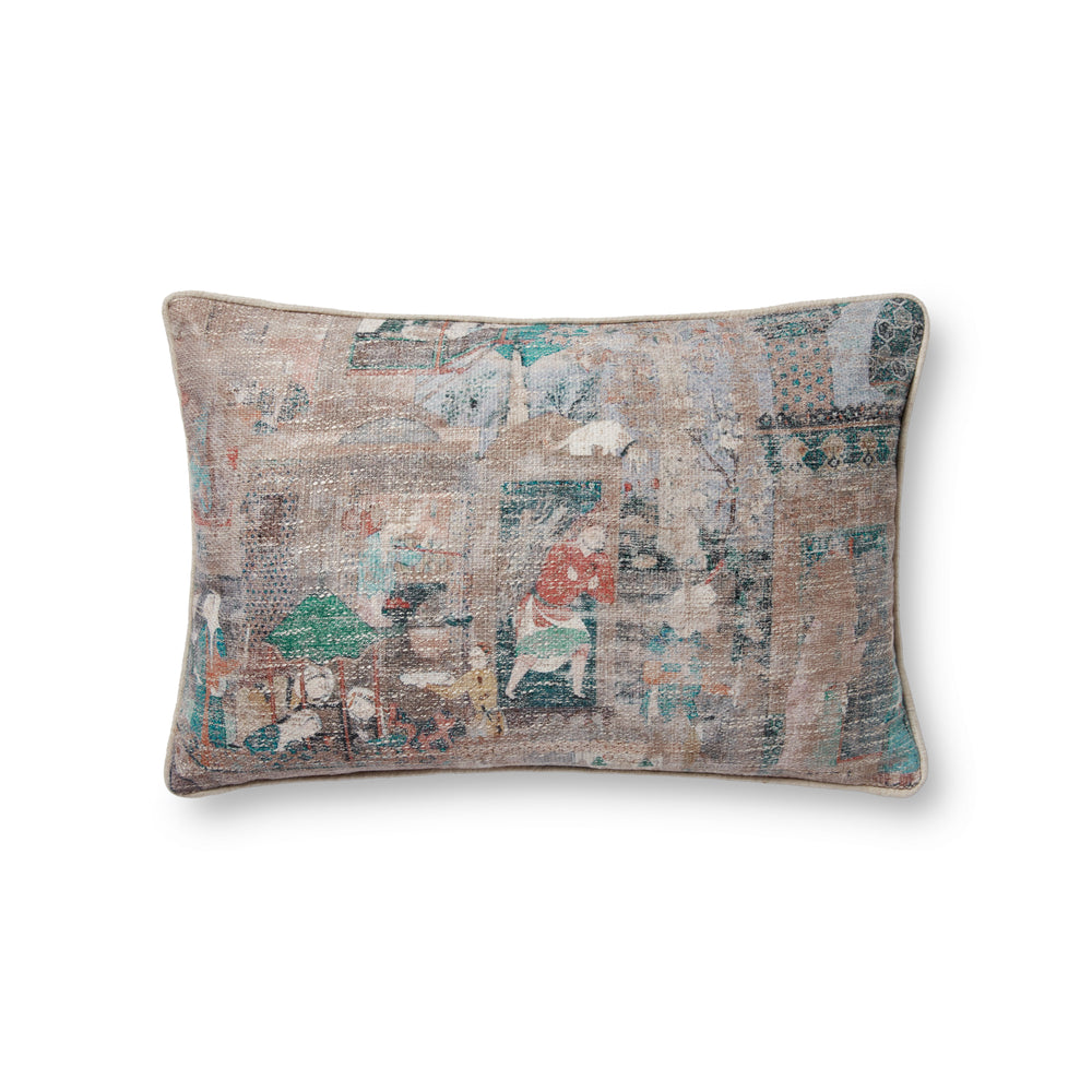 Oreiller marron / multicolore (PLL0007)