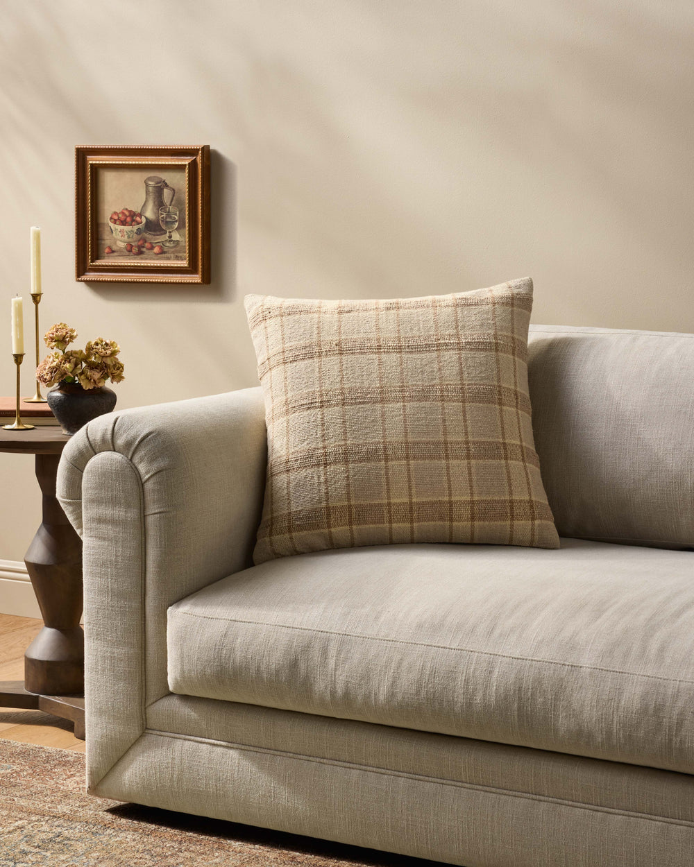 Coussin doré naturel / multiple (PAL0062)