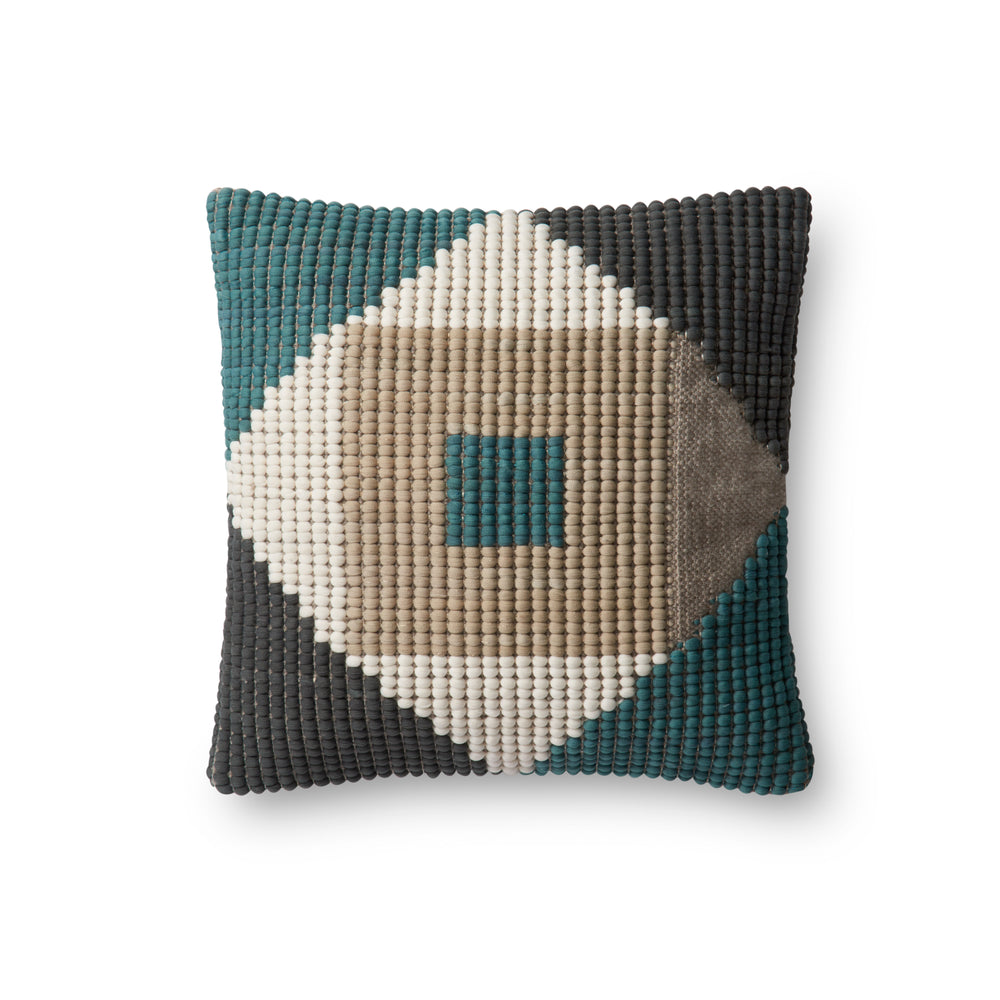 Teal / Multi Pillow (P0505)