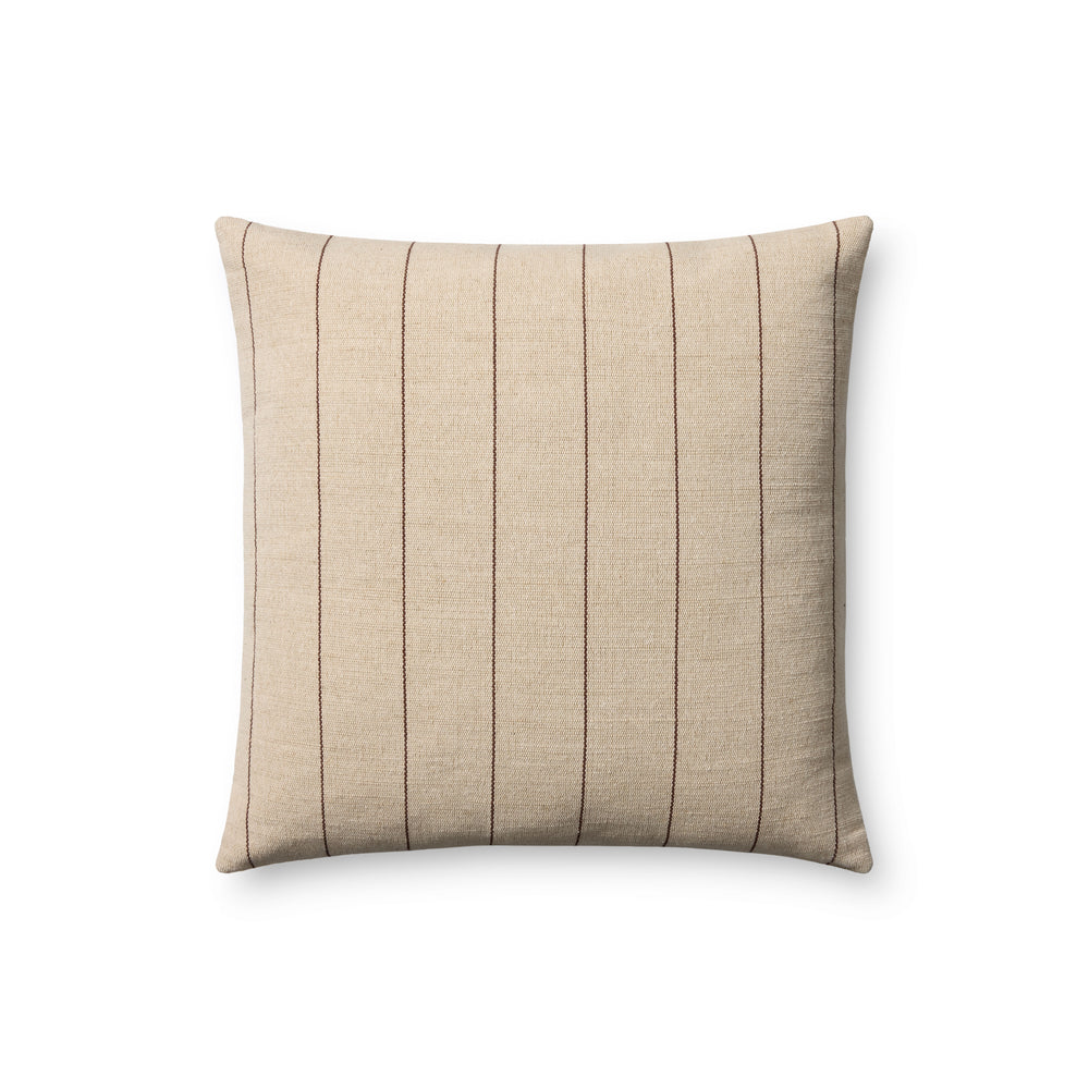 Keisha Natural / Brown Pillow (PAL0046)