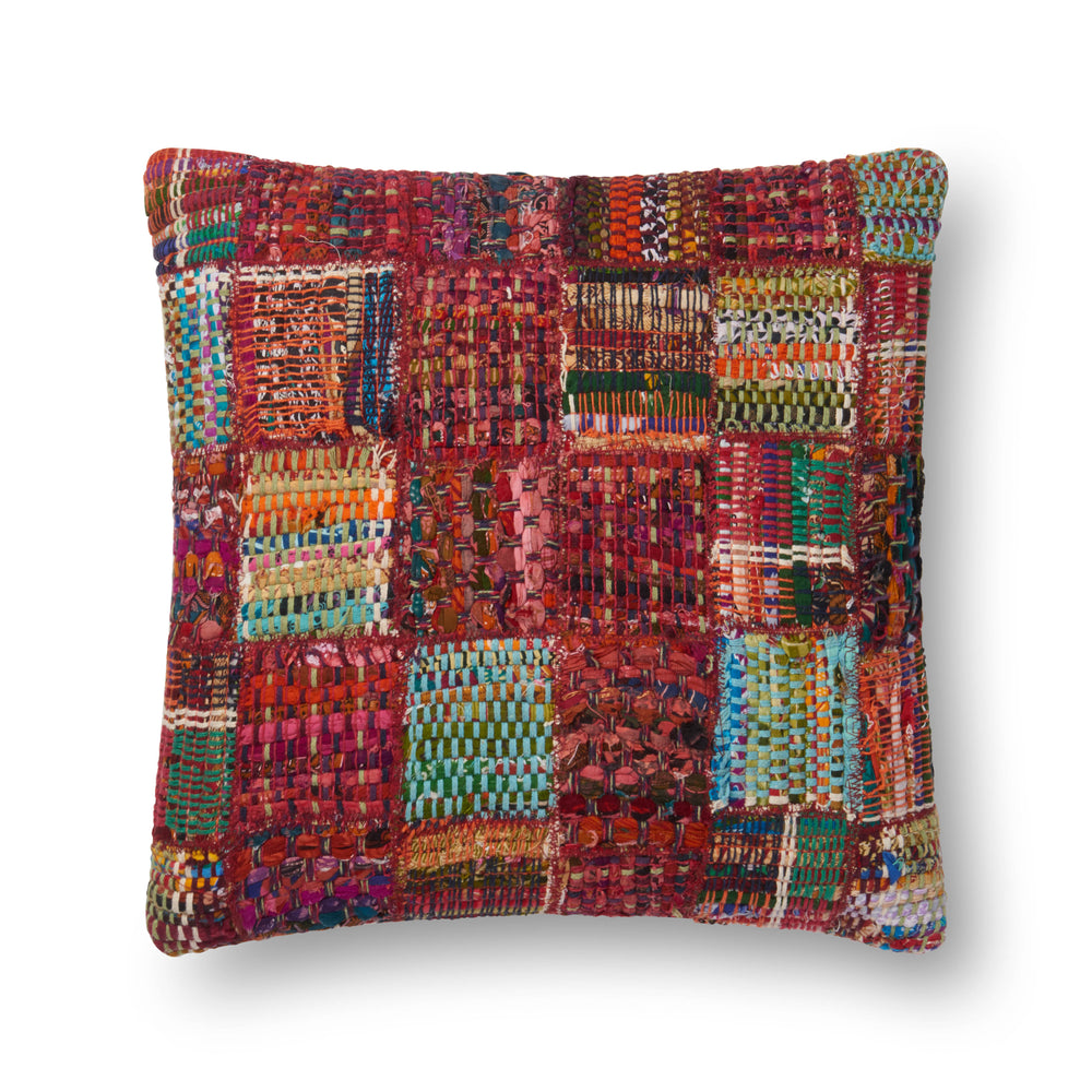 Red / Multi Pillow (P0535)
