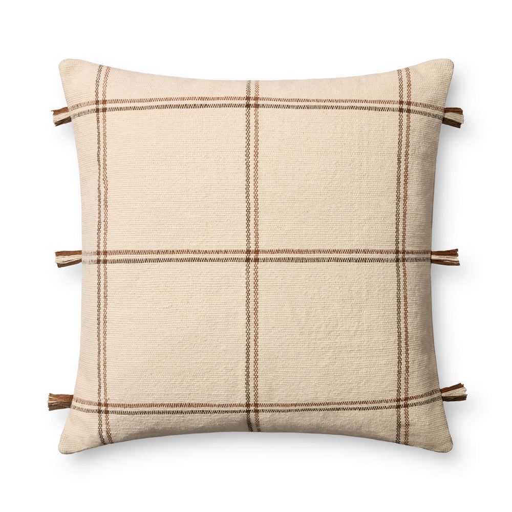 Lainey Natural / Brown Pillow (PAL0060)