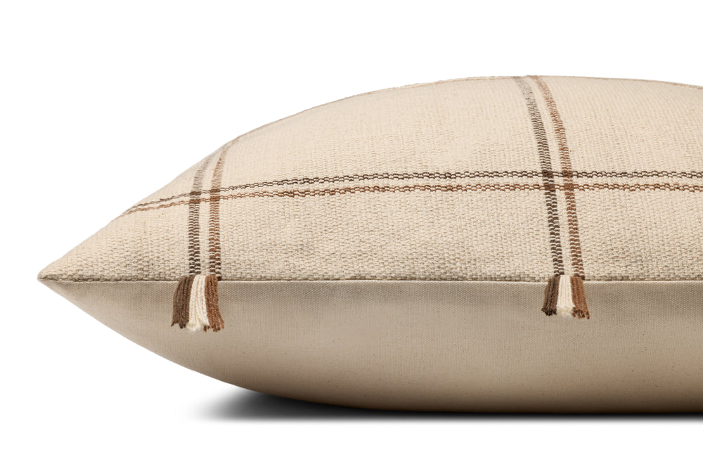 Lainey Natural / Brown Pillow (PAL0060)