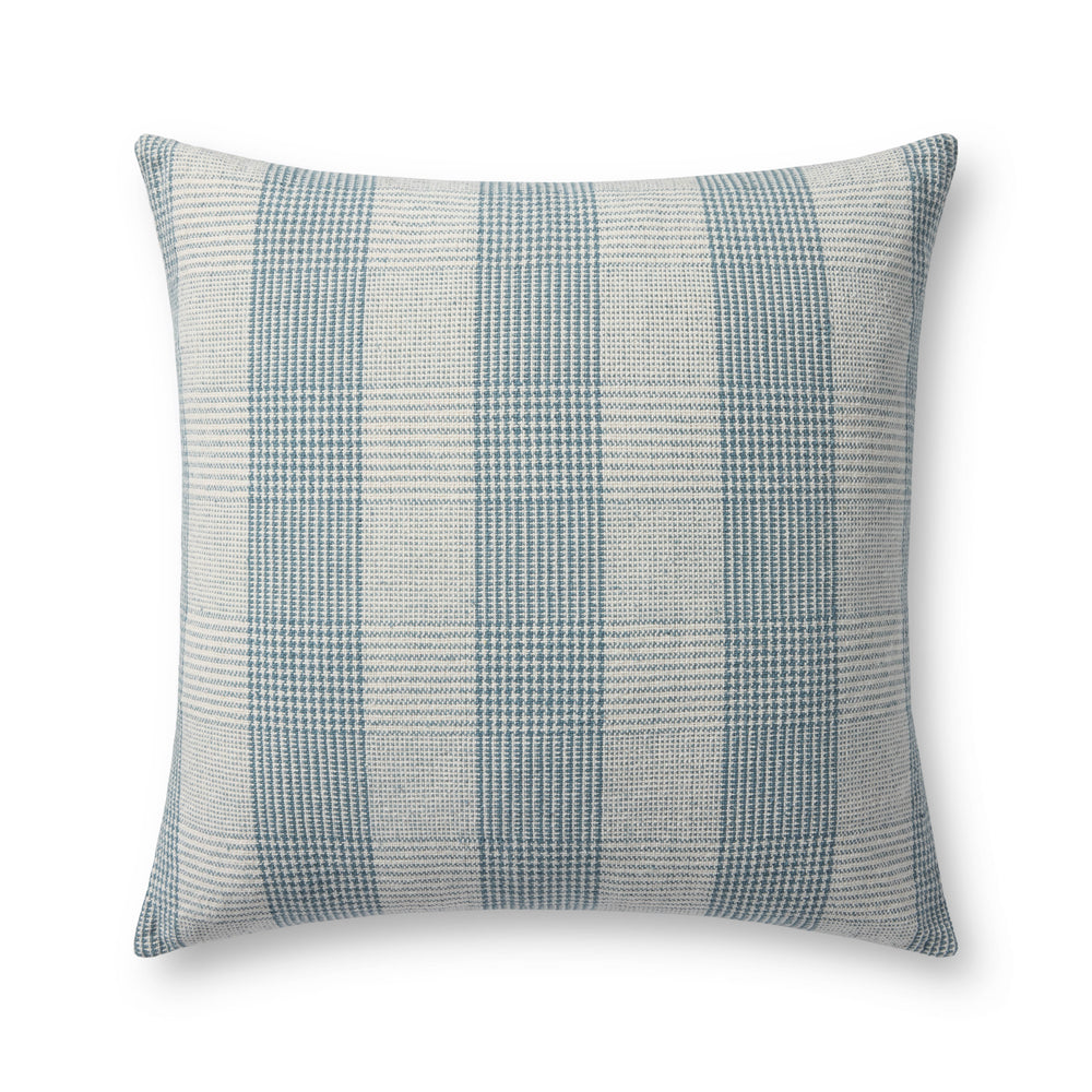 Auggie Blue / White Pillow (PCJ0021)