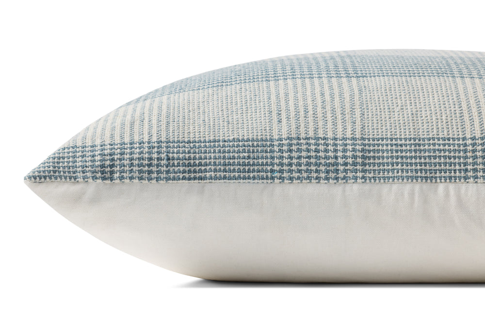 Auggie Blue / White Pillow (PCJ0021)