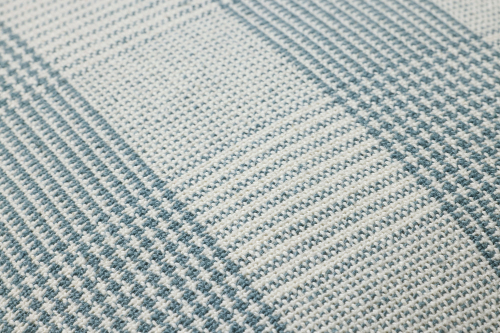 Auggie Blue / White Pillow (PCJ0021)