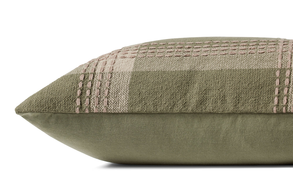 PJS0016  Green/Multi Pillow