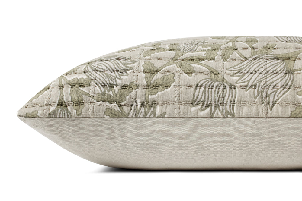 Natural / Sage Pillow (PJS0023)