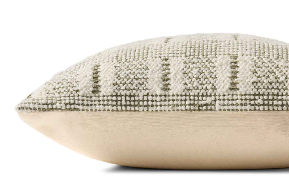 Ivory / Green Pillow (PLL0185)
