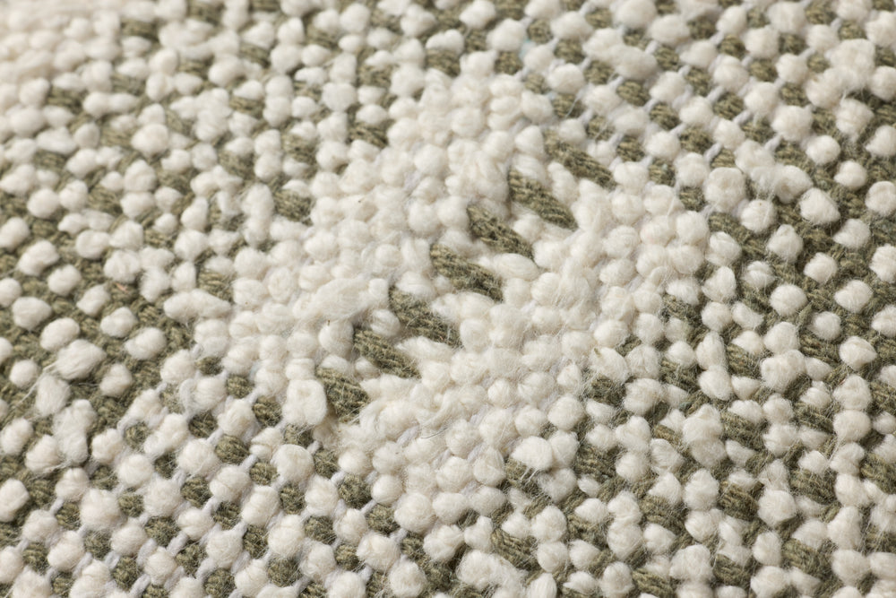 Ivory / Green Pillow (PLL0185)