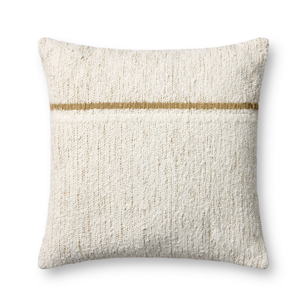 Ivory / Gold Pillow (PLL0192)