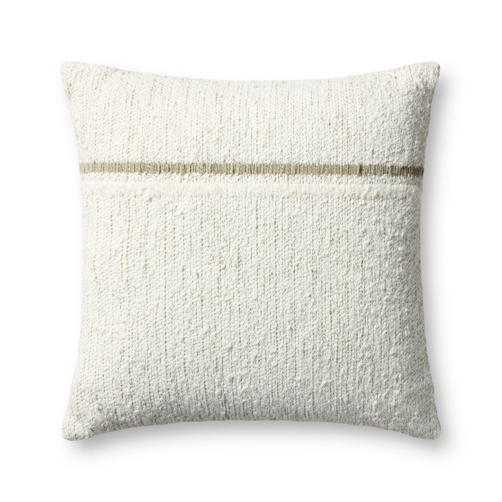 Ivory / Moss Pillow (PLL0192)