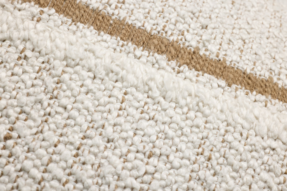 Ivory / Rustic Brown Pillow (PLL0192)