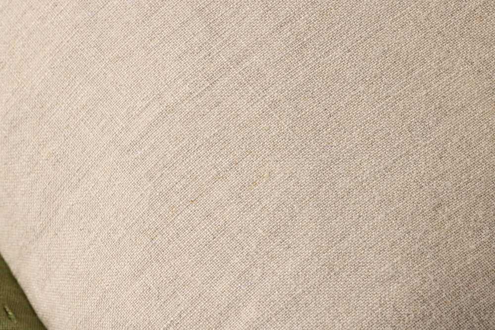 PLL0197 Oreiller naturel / vert