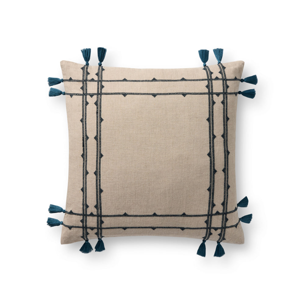 PLL0201 Oreiller naturel / bleu